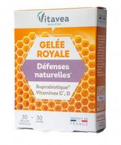 Maisto papildas VITAVEA Bičių pienelis, vitaminai C, D ir Suprabiotiques® natūraliai apsaugai N30