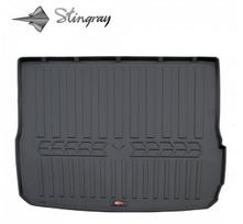 Guminis bagažinės kilimėlis AUDI A6 C6 2004-2011 (universal, without niches) black /6030031