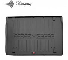 Guminis bagažinės kilimėlis FIAT Doblo 2010-&gt (short base/lower boot) black /6006021