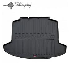 Guminis bagažinės kilimėlis SKODA Rapid 2012-2019 (liftback) black /6020111