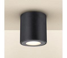 Brilagi - Akcentinis vonios šviestuvas MIA 1xGU10/30W/230V 84x80 mm juoda IP54