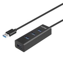 UNITEK Y-3089V01 sąsajos šakotuvas USB 3.2 Gen 1 (3.1 Gen 1) Type-A 5000Mbit/ai Juoda