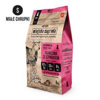 COUNTRY FARM Aviena su špinatais S - sausas maistas šuniukams - 9kg