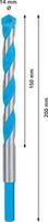 Universal drill CYL-9 MC 14x150x200mm, 1pcs. 2608901487 | 4059952596556