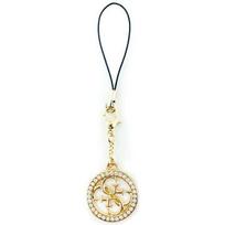 Guess pakabukas GUCPM4DRD telefono dirželis 4G Rhinestone Charm