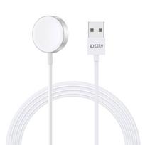 Magnetinis įkrovimo kabelis USB Apple Watch 1.2m Tech-Protect Ultraboost baltos spalvos