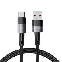 Kabelis 6A 66W 1m PD USB – USB-C Tech-Protect UltraBoost pilkos spalvos