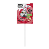 Braškių skonio ledinukas, be pridėtinio cukraus | Bunny Ninja (6 g)