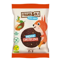 Lazdyno riešutų ir kakavos sausainis vaikams, be glitimo | Frank&Oli (35 g)