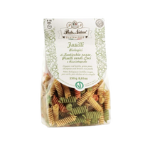 Ekologiški rudųjų ryžių makaronai su raudonaisiais lęšiais ir žaliaisiais žirneliais | Pasta Natura (250 g)