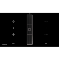 Indukcinė kaitlentė su integruotu gartraukiu Kuppersbusch KMI9850.0SR + 99090 Black Chrome