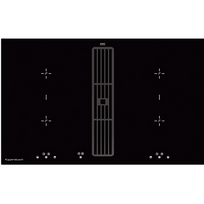 Indukcinė kaitlentė su integruotu gartraukiu Kuppersbusch KMI8500.0SR + 99090 Black Chrome