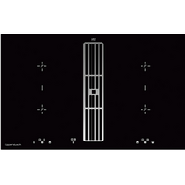 Indukcinė kaitlentė su integruotu gartraukiu Kuppersbusch KMI8500.0SR + 99091 Silver Chrome
