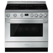 Orkaitė su indukcine kaitlente SMEG CPF9IPX