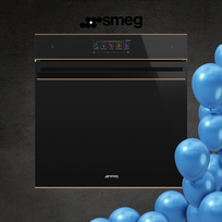 Orkaitė SMEG SO6606WAPNR su garų ir mikrobangų funkcijomis