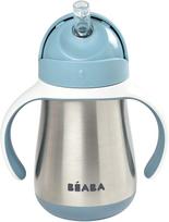 BEABA METALINĖ GERTUVĖ SU ŠIAUDELIU, 250 ML, WINDY BLUE