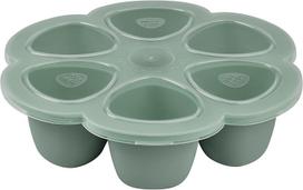 BEABA SILIKONINIS KŪDIKIO MAISTO KONTEINERIS MULTIPORTIONS 6x90 ML SAGE GREEN