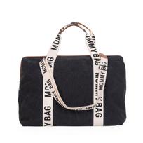 CHILDHOME DIDELIS MAMOS REIKMENŲ KREPŠYS MOMMY BAG SIGNATURE, CANVAS – BLACK
