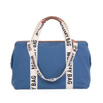 CHILDHOME DIDELIS MAMOS REIKMENŲ KREPŠYS MOMMY BAG SIGNATURE, CANVAS – INDIGO