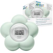 PHILIPS AVENT KAMBARIO IR VONIOS TERMOMETRAS SCH480, ŽALIAS