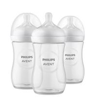 PHILIPS AVENT NATURAL RESPONSE BUTELIUKŲ RINKINYS, 260 ML, 1 MĖN.+, 3 VNT., BALTI