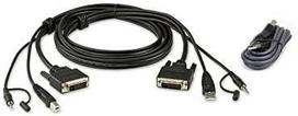 Aten 2L-7D02UDX2 Rinkinys kabelis USB DVI-D Dual-Link Secure KVM