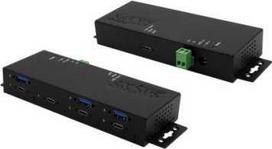 Exsys EXSYS EX-1237HMVS 7 prievadų USB 3.2 Gen2 šakotuvas su 4 USB-C prievadais ir 3 USB-A prievadais