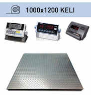 Platforminės svarstyklės Keli 1000x1200 mm su svėrimo indikatoriumi CWBR7