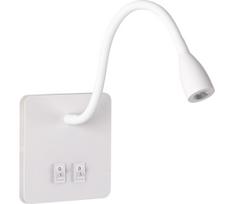 Brilagi - LED Lankstus sieninis šviestuvas MAYA Double LED/4W/230V + LED/3W balta