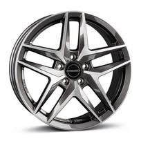 Ratlankis BORBET R18x7.5 5x112 ET 50 CB 66 (Mistral Anthracite Glossy Polished) (770 KG kg)