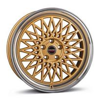 Ratlankis BORBET R18x8 5x120 ET 35 CB 72 (Gold Rim Polished) (730 KG kg)