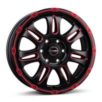 Ratlankis BORBET R18x8 5x130 ET 50 CB 78 (Red Rim Window Polished Matt) (1400 KG kg)