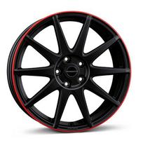 Ratlankis BORBET R19x8 5x114 ET 50 CB 72 (Black Matt Rim Red) (750 KG kg)