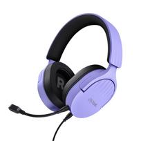 Trust GXT 489P FAYZO Daugiaplatformės žaidimų ausinės (violetinės)