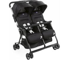 Chicco - Vežimėlis - dvynukams OHLALA TWIN Black Night juodas