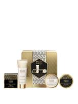 BAYLIS&HARDING Kūno priežiūros rinkinys: dušo kremas 50 ml, kūno sviestas 50 ml, rankų kremas 50 ml, muilas 50 g (saldus mandarinas ir greipfrutas)