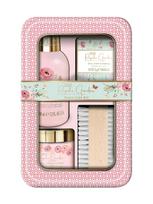 BAYLIS&HARDING Rožių, aguonų, vanilės aromato rankų ir nagų kremas (100 ml), rankų muilo kristalai (50 g), muilas (25 g) ir kt.