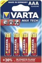 50x4 Varta Max Tech Micro AAA LR 03 VPE Outer Box