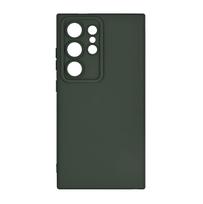 ONSALA Sil Touch Back Cover for Samsung S24 Ultra 5G, Olive Green