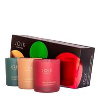 Kalėdinis žvakių rinkinys „Scented Candle Gift Box Christmas Selection“ JOIK 3vnt.