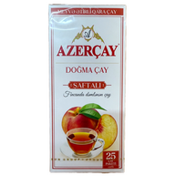 Juodoji arbata persikų skonio „Azercay“, 45g