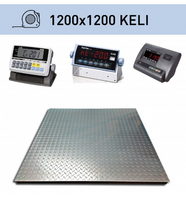 Platforminės svarstyklės Keli 1200x1200 mm su svėrimo indikatoriumi NT-200A