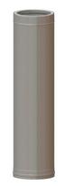 Izoliuotas dūmtraukis HEATUP DW25, DN180/230, 1000 mm, nerūd. plieno