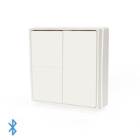 Išmanusis keturių mygtukų Bluetooth jungiklis Shelly BLU Wall Switch 4 (Stand alone)