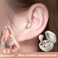SK19 Mini Nematomos Miego Ausinės TWS Bluetooth 5.3 Triukšmo Slopinimo Laisvų Rankų Įranga Su Mikrofonu Žaidimų HIFI Stereo Įdedamos Ausinės Ausinės Huawei