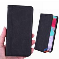 Verslo odinis atverčiamas piniginės dėklas, skirtas Apple iPhone XS Max X XR 6 8 7 Plus 13 12 11 Pro Huawei Honor Xiaomi Redmi Poco Samsung Galaxy knygų viršelių dėklai Xiaomi Mi 9T/Mi 9T Pro juoda