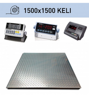 Platforminės svarstyklės Keli 1500x1500 mm su svėrimo indikatoriumi CWBR22