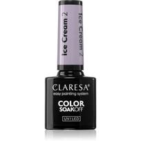 Claresa SoakOff UV/LED Color Ice Cream gelinis nagų lakas atspalvis 2 5 g