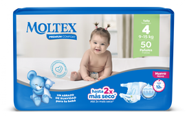 MOLTEX Premium Comfort 4 Maxi sauskelnės, 50 vnt.