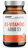 ICONFIT D3 Vitamin, 4000 IU kapsulės, 90 vnt.
